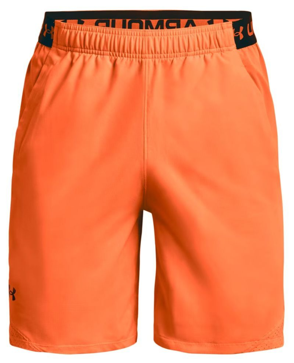 Мужские теннисные шорты Under Armour Men's UA Vanish Woven Shorts - orange blast/black