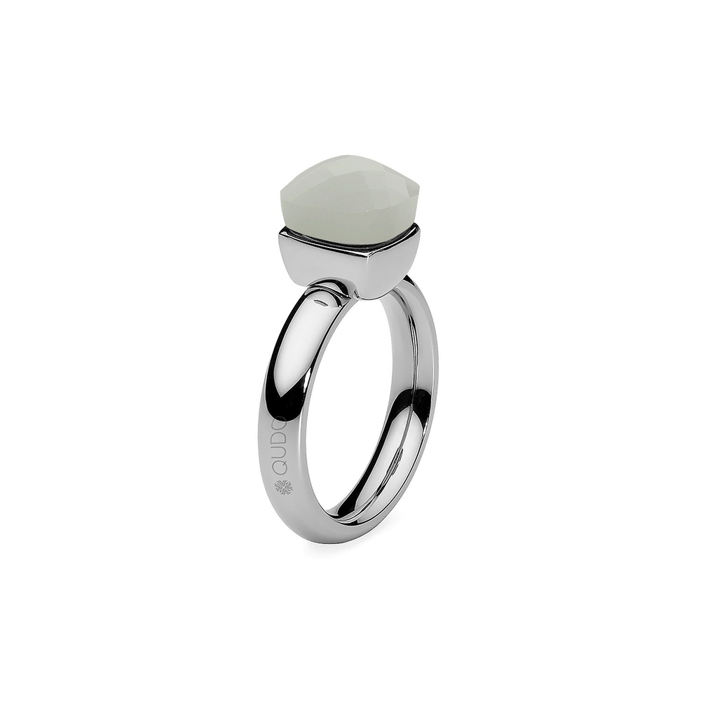 Кольцо Qudo Firenze Light Grey Opal 17.2 мм 610322 BW/S размер 18
