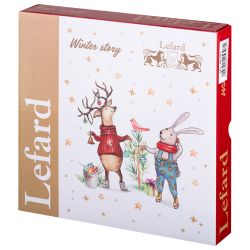 НАБОР ТАРЕЛОК ЗАКУСОЧНЫХ LEFARD "WINTER STORY" 2 ШТ. 20,5 СМ