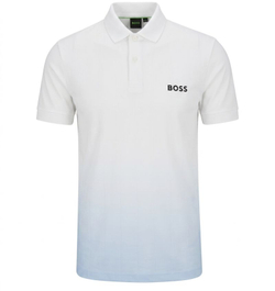 Мужское теннисное поло BOSS TOC Serve 1 Shirt - white