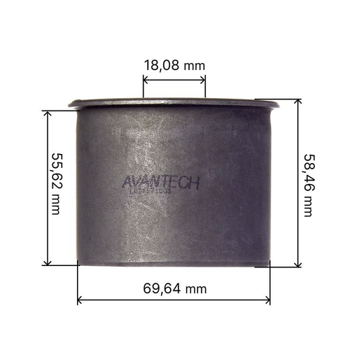 Сайлентблок переднего нижнего рычага задний Avantech Заменён на арт. ASB0858 ASB0353