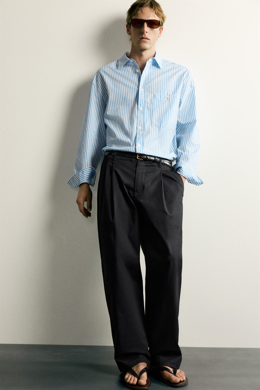 РУБАШКА BOXY FIT В ПОЛОСКУ — ZARA · 4331/681