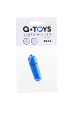 Синяя вибропуля A-Toys Braz - 5,5 см. (Цвет: синий)