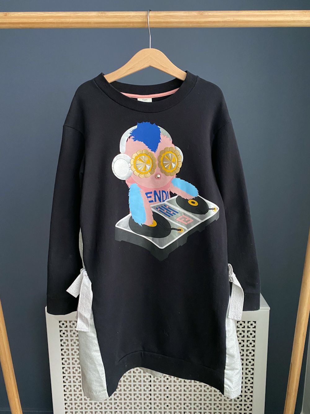 Хлопковое платье Fendi, 128