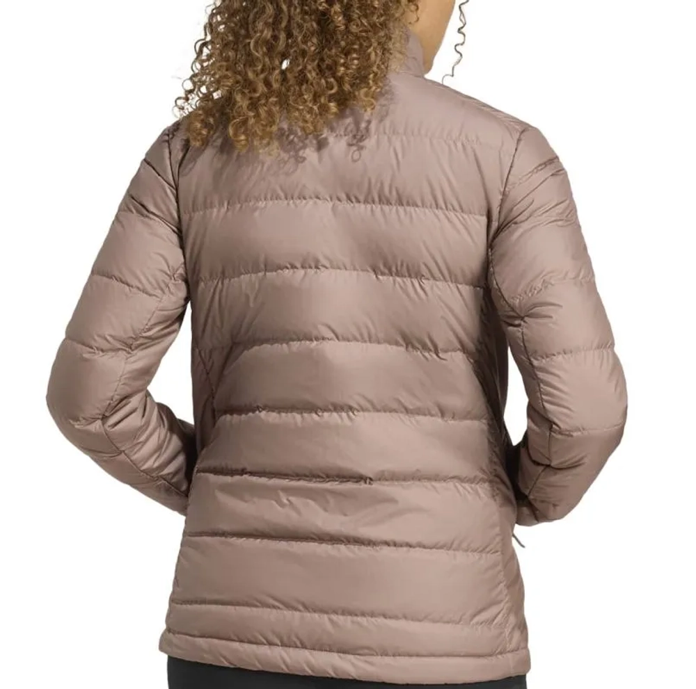 Женская теннисная куртка Adidas Terrex Multi Light Down Climawarm - trace brown