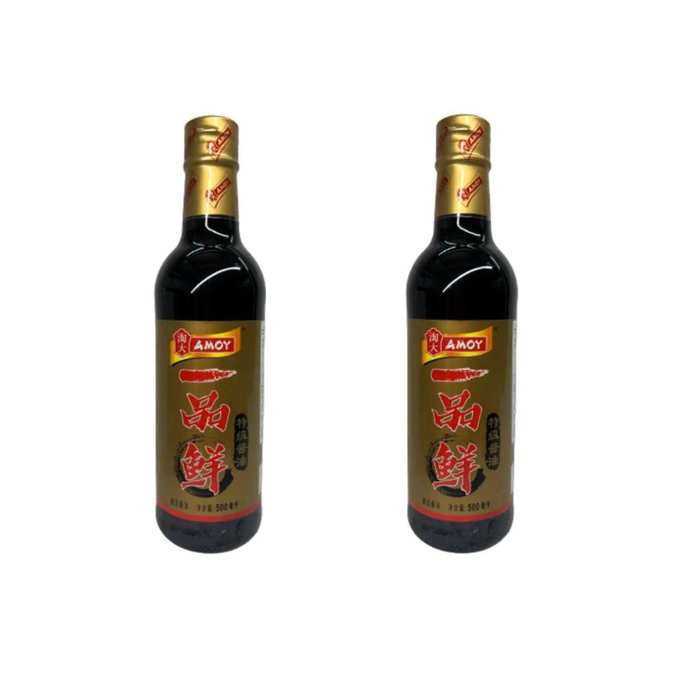 Соевый соус AMOY Premium Top Fresh 500 мл, 2 шт