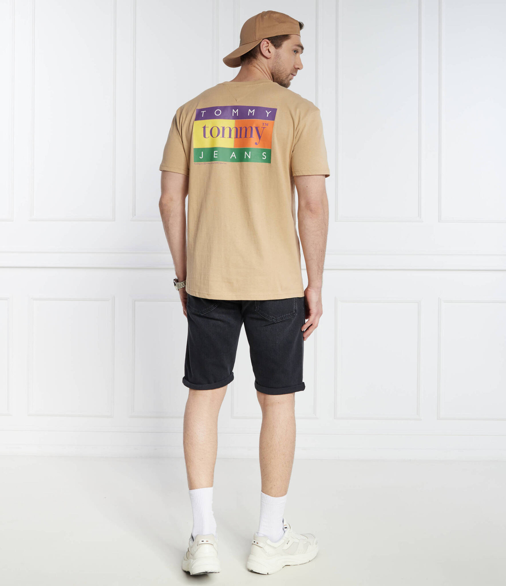 Футболка Tommy Jeans - бежевый(DM0DM19171)