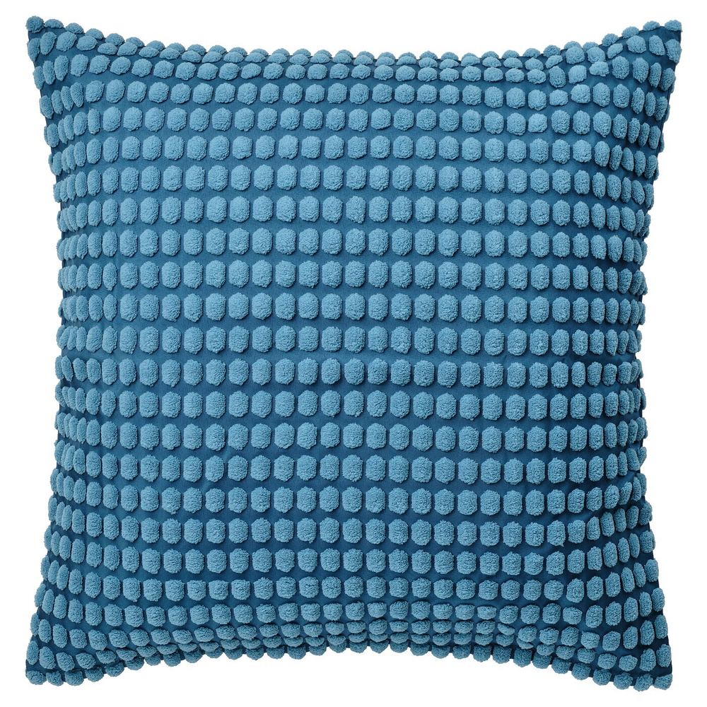 IKEA SVARTPOPPEL (ИКЕА СВАРТПОППЕЛ) - Наволочка, голубая, 65x65 см