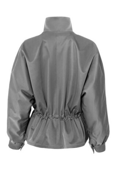 «Air jacket» Ветровка с драпировкой на молнии.