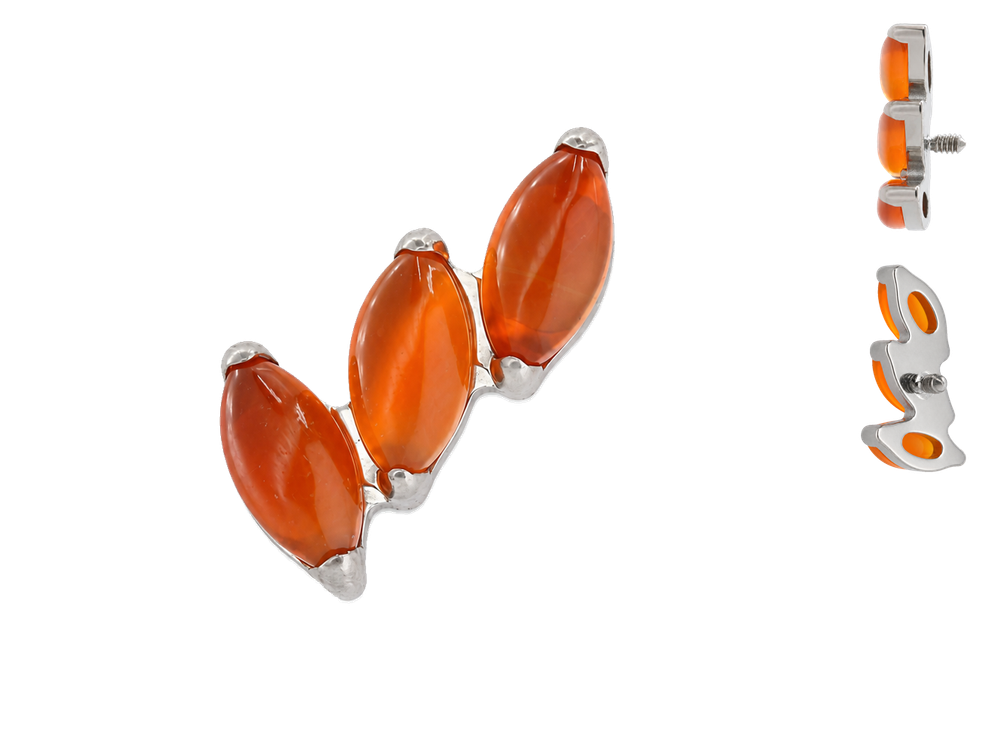 Топ каскад с маркизами из натуральных камней