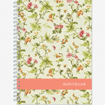 Блокнот-скетчбук SKETCHBOOK А5 с жесткой обложкой 60л. "Нежность"