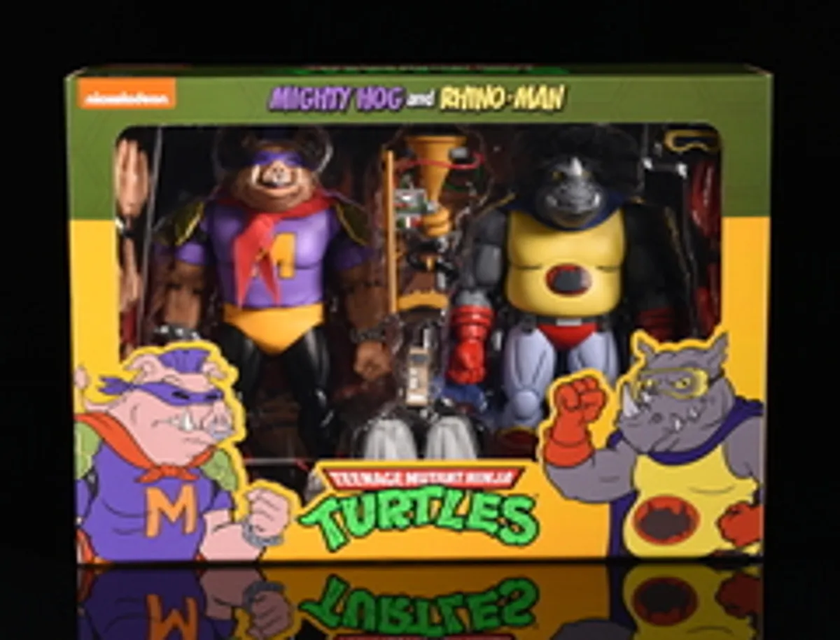 Фигурка NECA Teenage Mutant Ninja Turtles: Mighty Hog and Rhino-Man