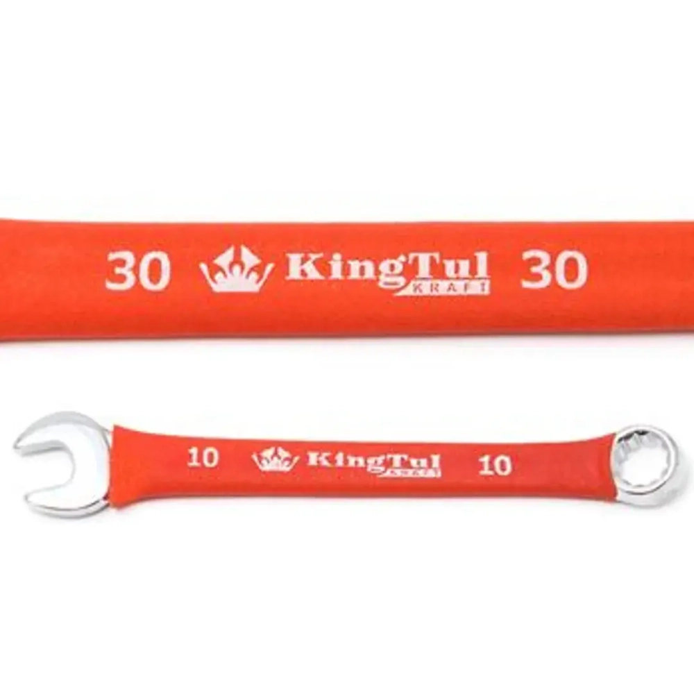 Ключ комбинированный 11мм в прорезиненной оплетке KingTul kraft KT-30011k
