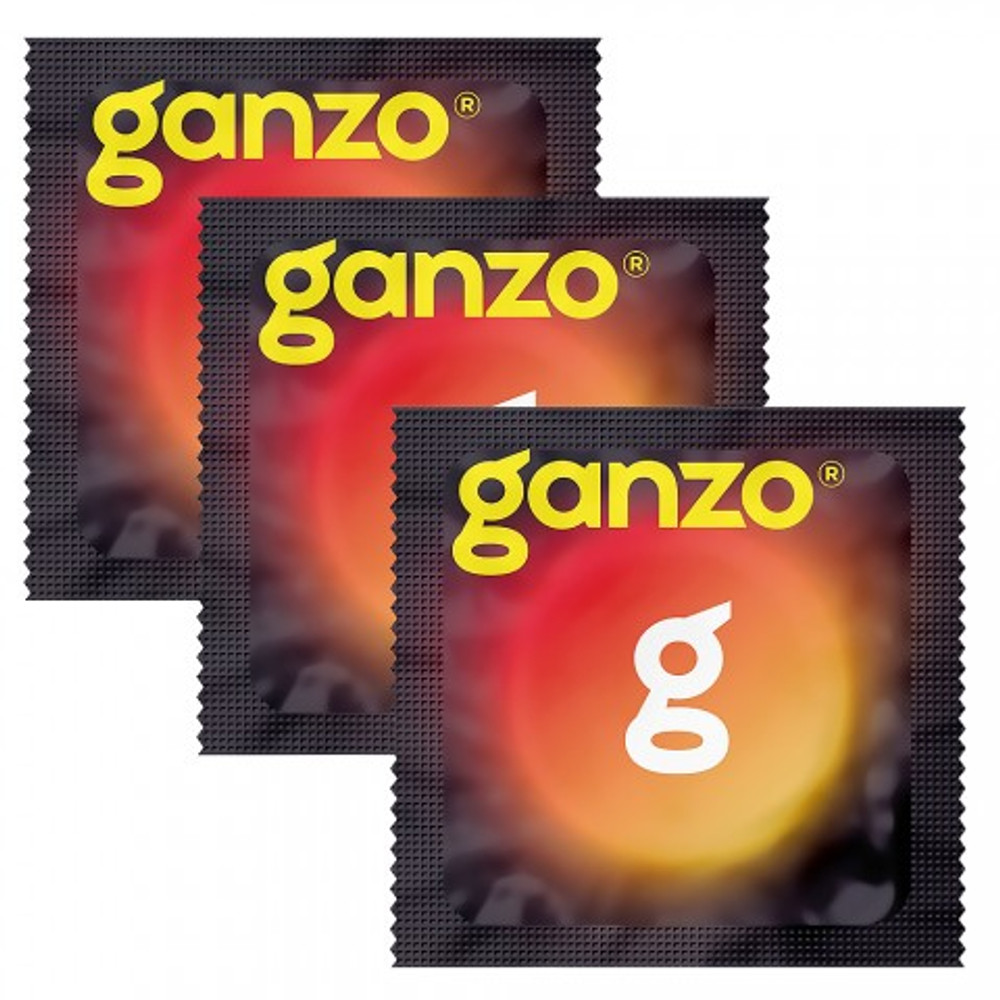 Презервативы классические Ganzo Classic Black Edition 3 шт.