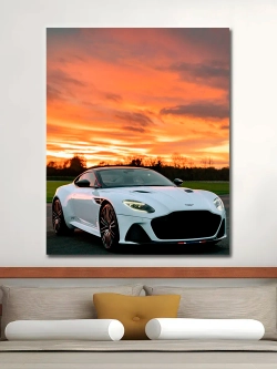 Картина "Aston Martin DBS Superleggera" на стену 30х40см 1шт