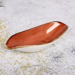 Салатник керамический «Corsica orange» 24*10*6см