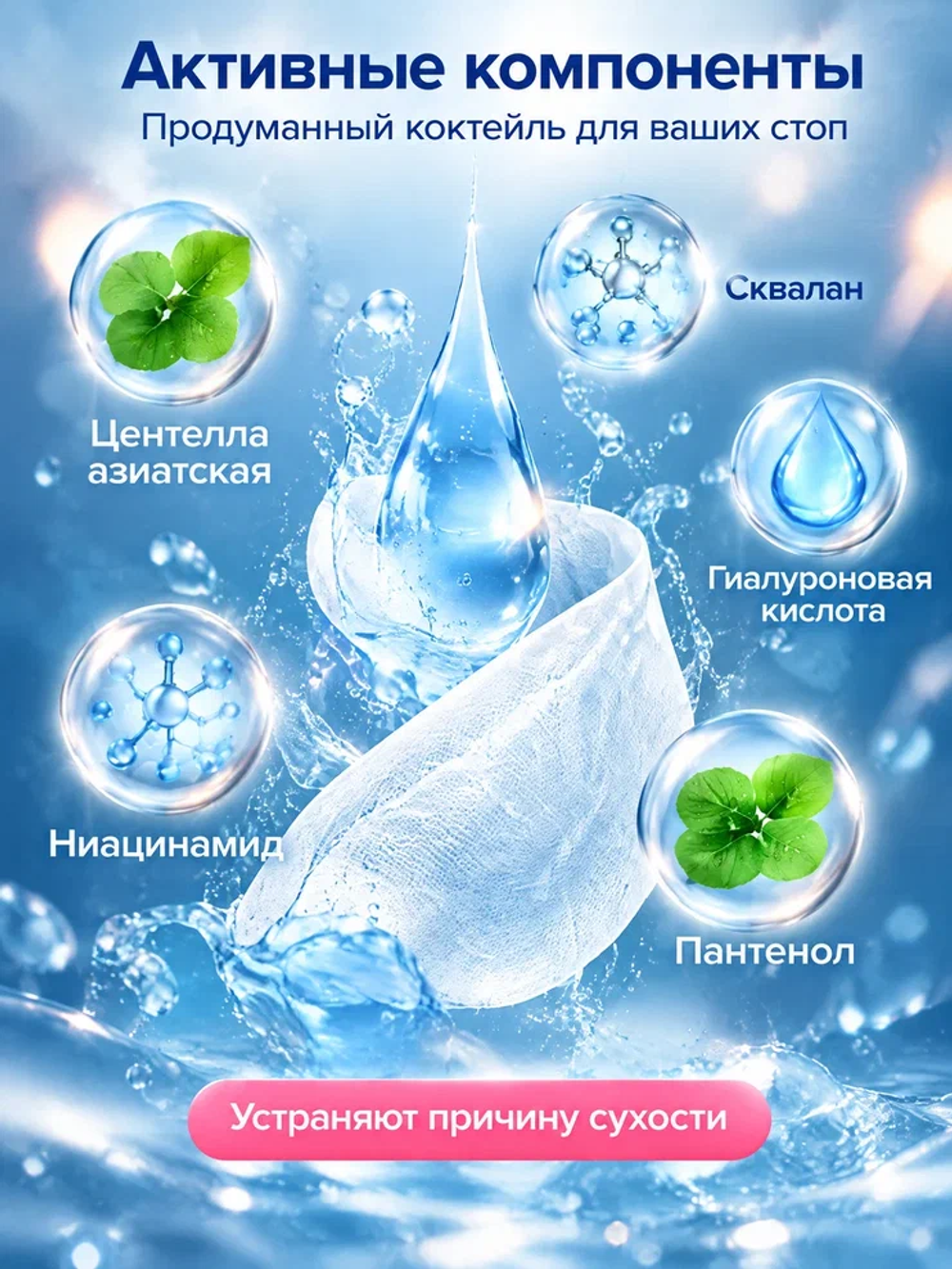 Маска для ног KORMESIC Питательная и восстанавливающая