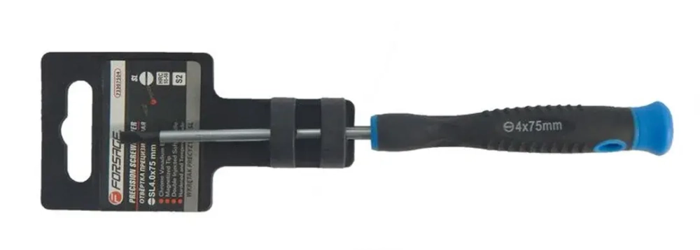 Отвертка шлицевая ювелирная SL2.5х75мм Forsage F-733075024