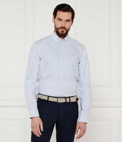 Рубашка H-ROAN-BD-E-C1-243 BOSS BLACK - голубой(50520275)