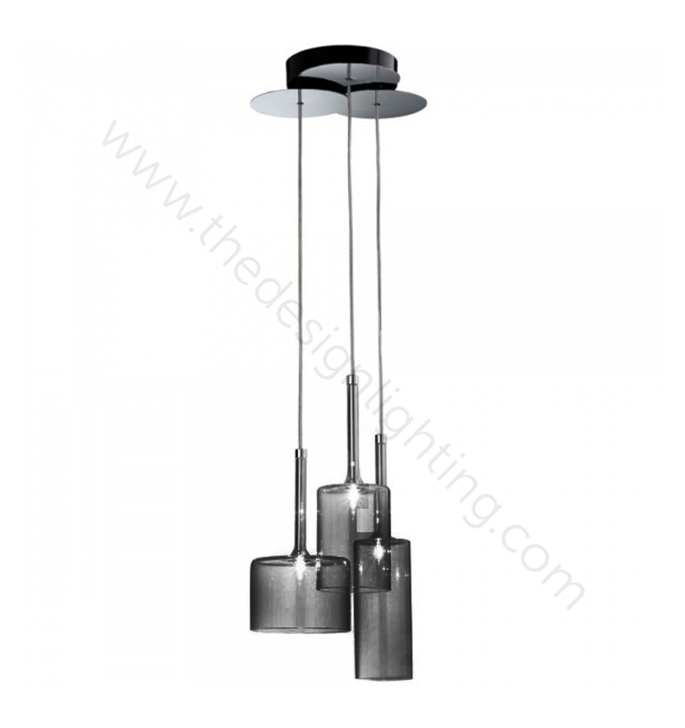 Pendant design lamp  SP SPILL 3 / Spillray by AXO LIGHT  (Grey)
