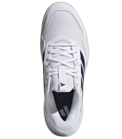Мужские кроссовки теннисные Adidas GameCourt 3 M - cloud white/dark blue/core black