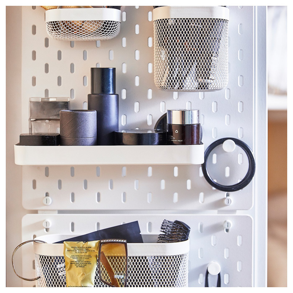 IKEA SKÅDIS  (ИКЕА СКОДИС)  -  Полка - белый