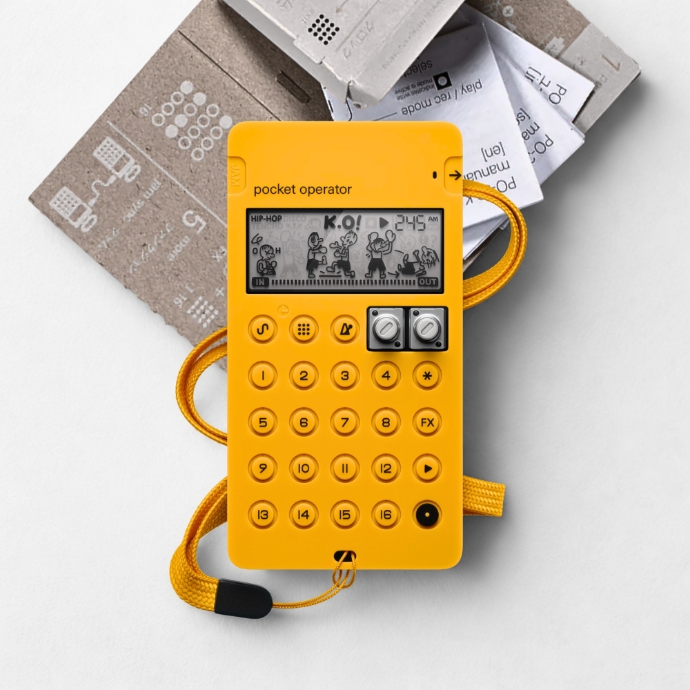 Teenage Engineering PO-33 + CA-X Pro (Желтый)