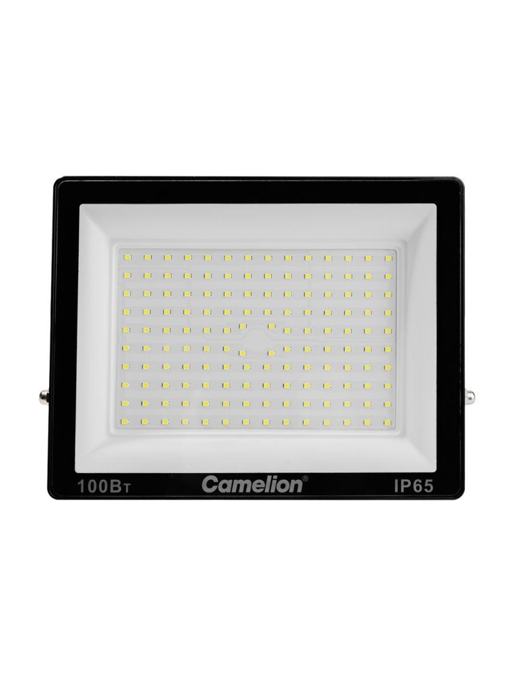 Прожектор светодиодный LFL-10004 C02 LED SMD 100Вт IP65 6500К 10000лм 230В 245х233.5Х31 черн. Camelion 16333