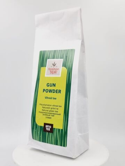 Чай зеленый GUN POWDER FORSMAN TEA неароматизированный 100 г (из Финляндии)
