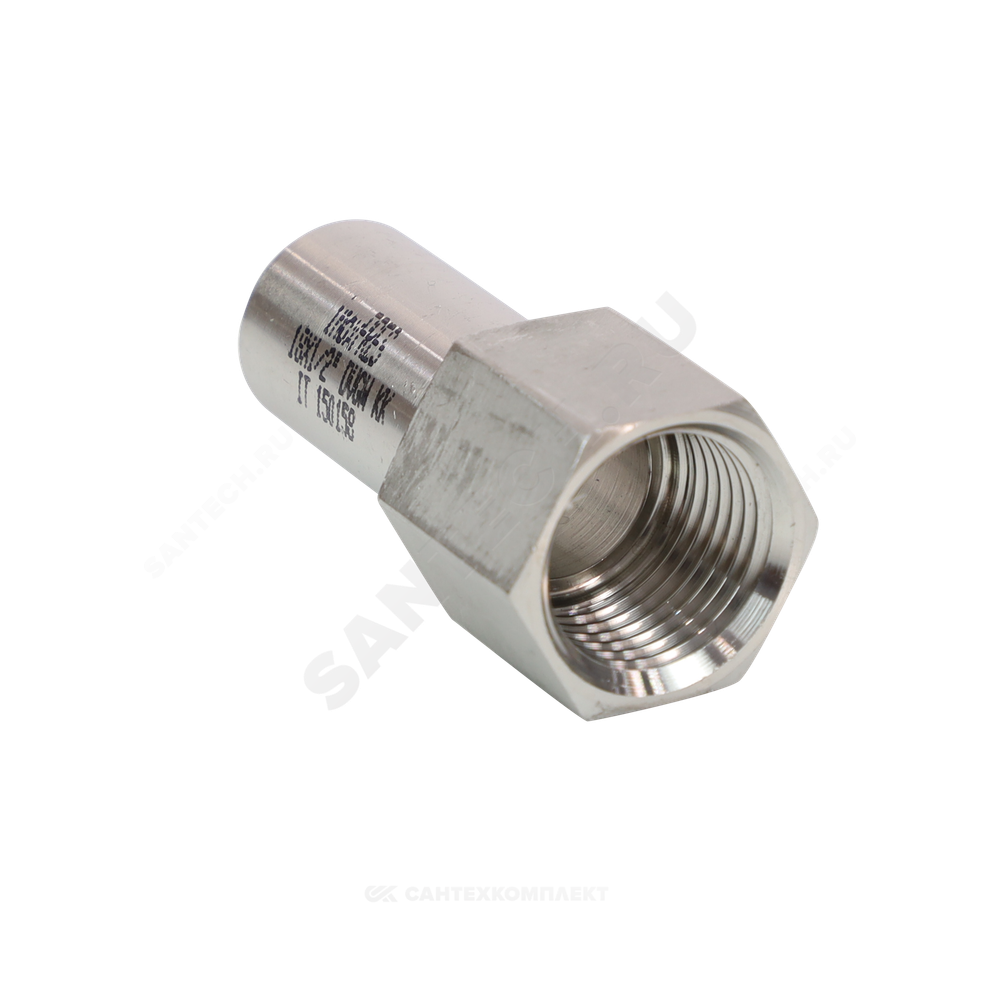 Переход сталь нерж AISI 316L Дн 35х1 1/4" Ру16 труба/ВР Inoxpres RM 269114035