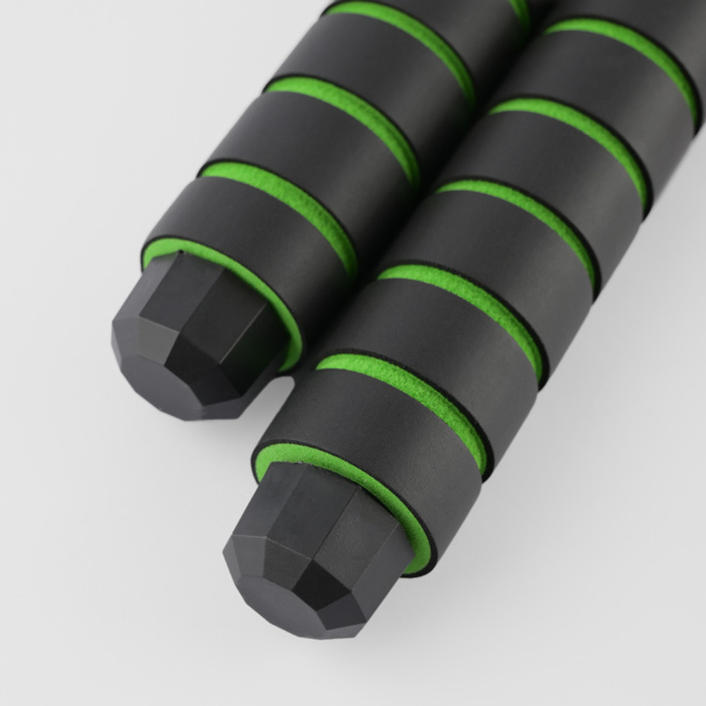 Скакалка Hardcore Training Skipping Rope Black/Green