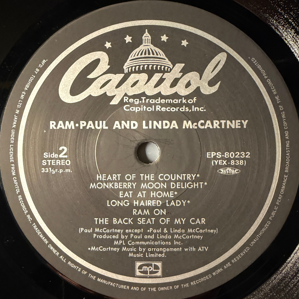 Paul And Linda McCartney - Ram (Япония 1975г.)Т