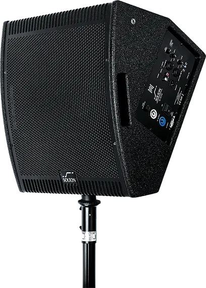 Solton M 12 CX - Активный монитор/универсальная АС коаксиального типа; 
12" НЧ coaxial / 1" VC ВЧ; 3