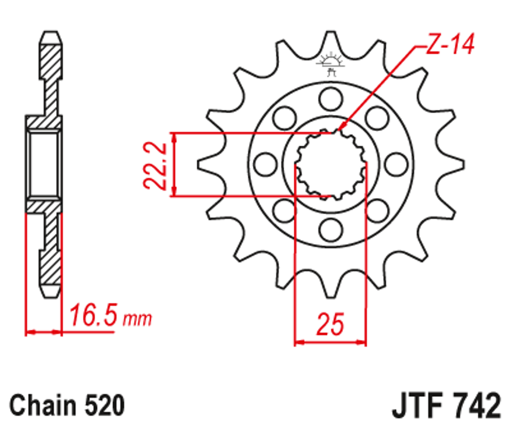 Звезда JTF742.14