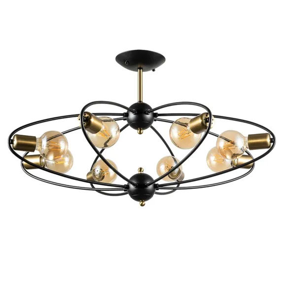 Потолочная люстра Glasgow A1963PL-8BK Arte Lamp