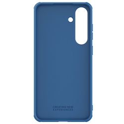 Усиленный защитный чехол синего цвета для Samsung Galaxy S25, серия Super Frosted Shield Pro от Nillkin