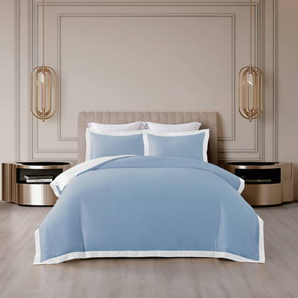 Постельное белье 2 спальное евро Luxe Dream Sensa Sky T1035E