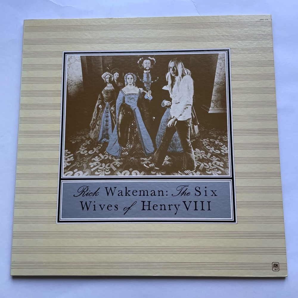 Винтажная виниловая пластинка LP Rick Wakeman The Six Wives Of Henry VIII (Япония 1973) (Без Оби)
