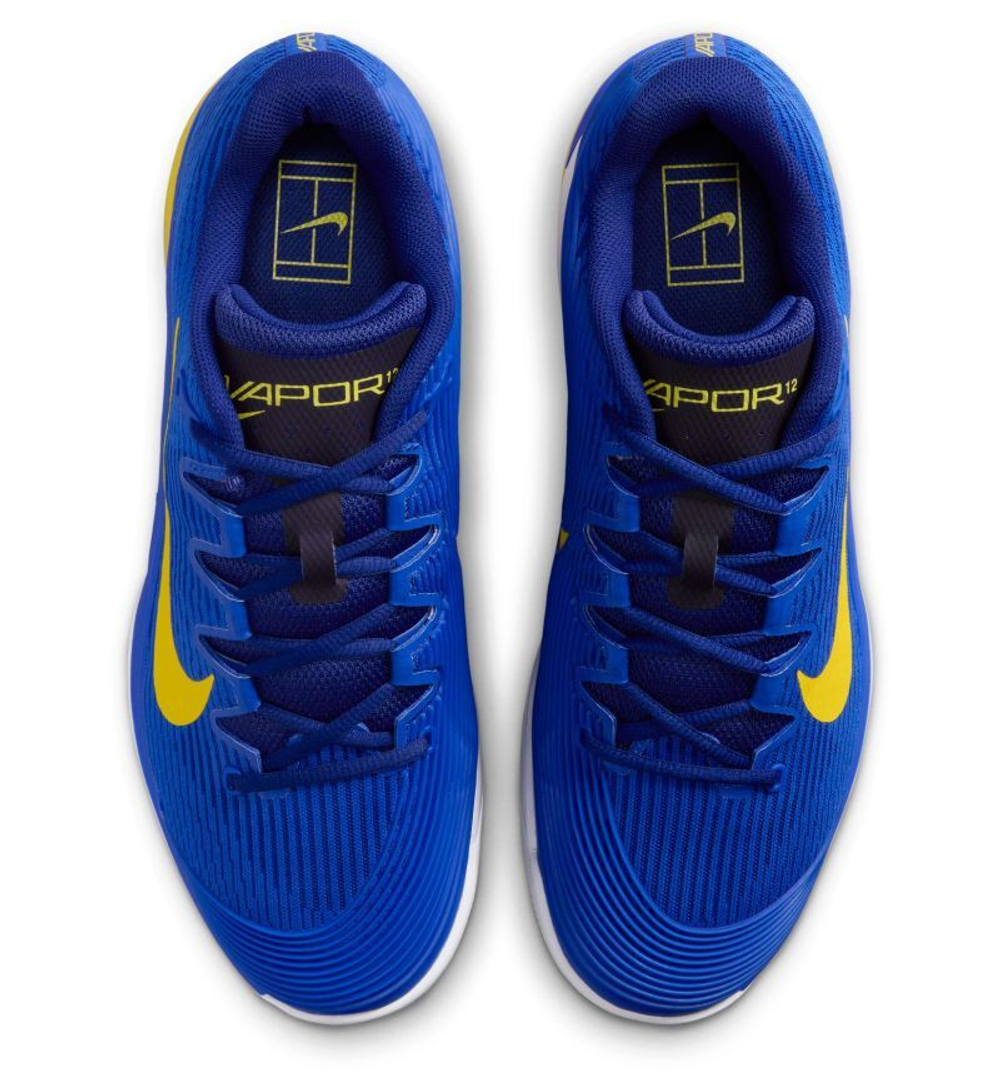 Мужские кроссовки теннисные Nike Zoom Vapor 12 - racer blue/lightening deep/royal blue