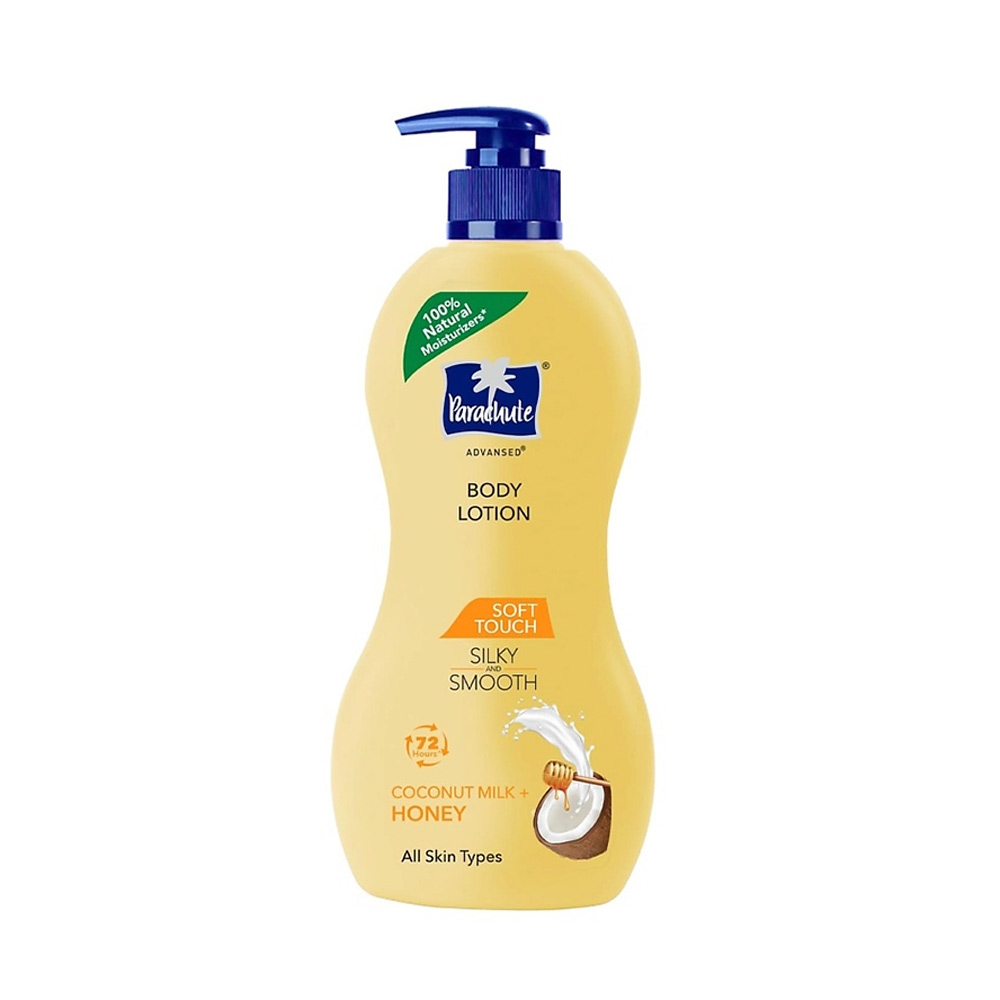 PARACHUTE ADVANSED Body lotion “Soft Touch” Лосьон для тела Увлажнение Кокосовое молоко и мёд 400мл