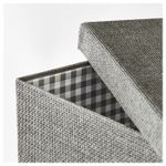 Коробка с крышкой IKEA KVARNVIK (КВАРНВИК ), Серый, 32х35х32 см