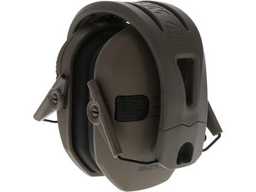 Наушники активные Walker`s Razor Slim Tacti-Grip, NRR 23dB, оголовье композитное силиконовое, поролон, Flat Dark Earth, 316г