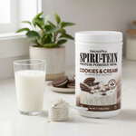 NaturesPlus, Spiru-Tein®, протеиновый порошок, печенье и сливки, 525 г (1,15 фунта)