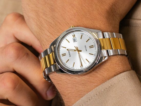 Парные часы Casio Standard: MTP-1302SG-7A и LTP-1302SG-7A
