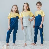 Футболка "Duo" индиго