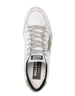 Мужские кеды Ball Star with silver Swarovski micro-crystal star and metallic silver leather heel tab