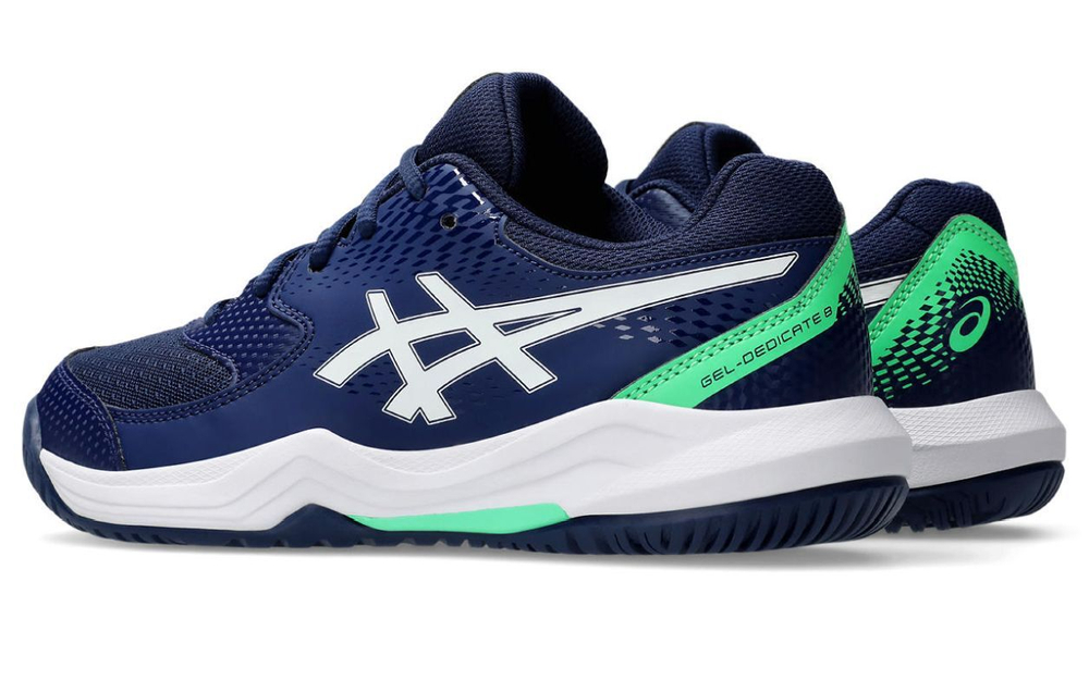 детские Кроссовки теннисные Asics Gel-Dedicate 8 GS - небесный