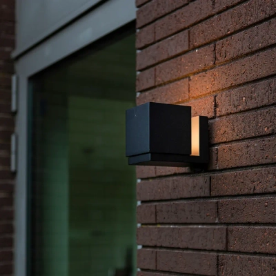 Уличный настенный светильник Arte lamp BELGRADE A5193AL-1BK, 1хLED