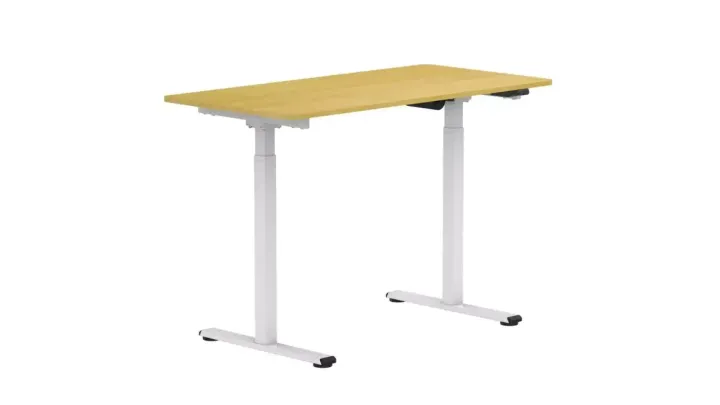 Компьютерный стол с электроприводом FoxGear LIFTISCH Light Wood