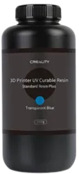 Фотография — Фотополимер Creality Standard Rigid LCD UV Resin, Синий прозрачный, 1 л.